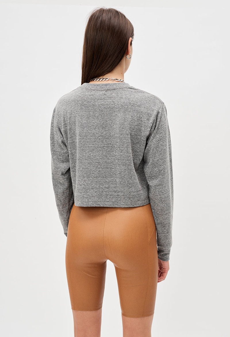 LEATHER BIKER SHORT 3