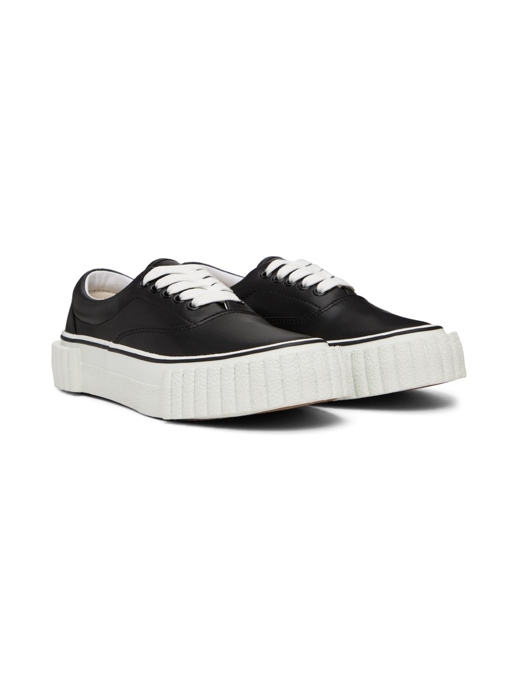 Black Rubber Sole SB Sneakers - 7