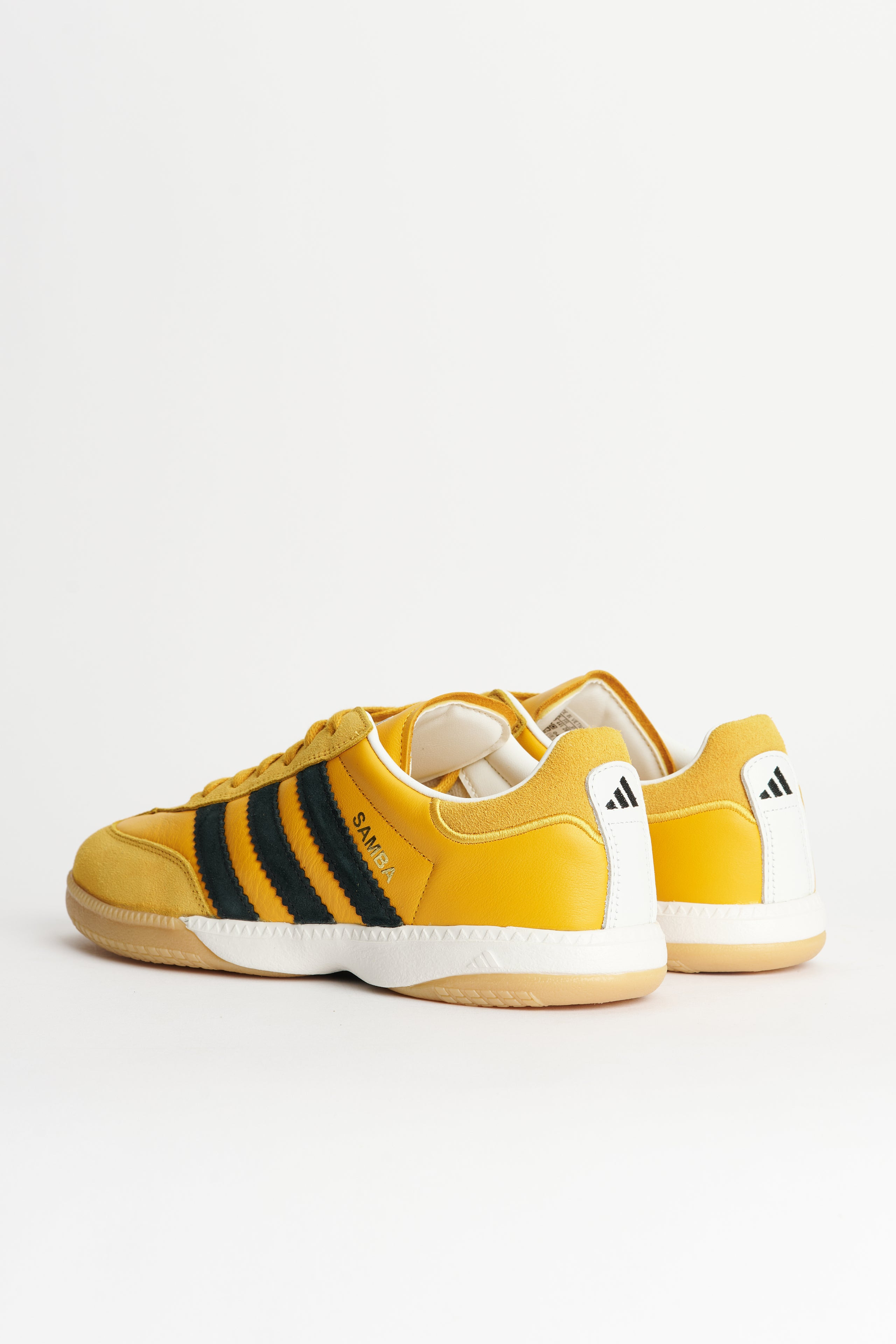 ADIDAS ORIGINALS SAMBA MN CREAM YELLOW / CORE BLACK - 4