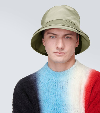 sacai Faux leather bucket hat outlook