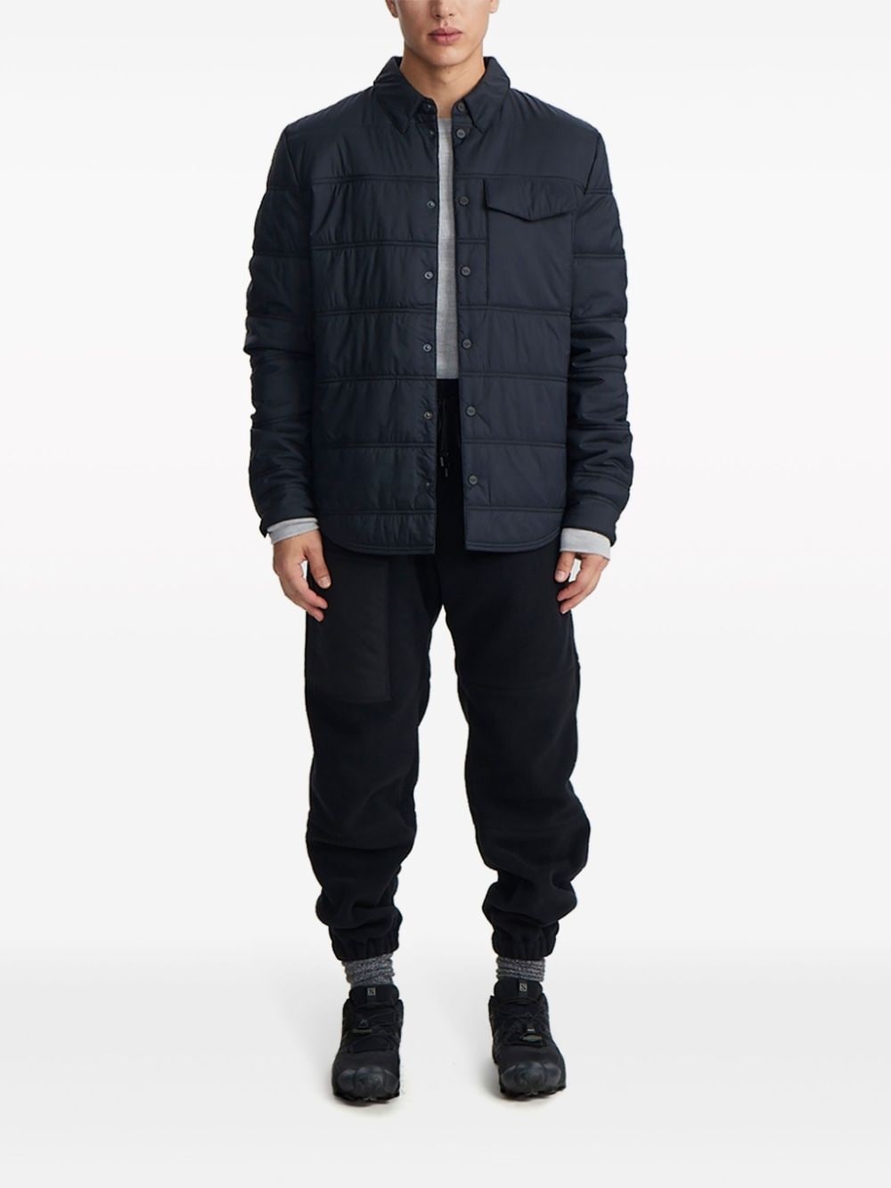 Loge Peak quilted shirt jacket - 2