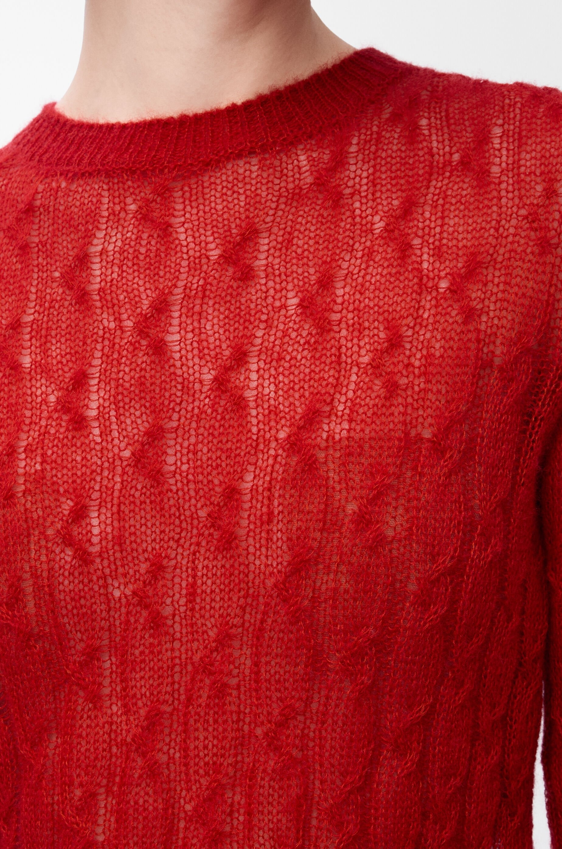Sweater in mohair and wool blend - 5