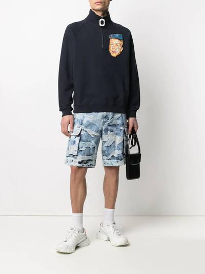 Valentino camouflage-pattern bermuda shorts outlook