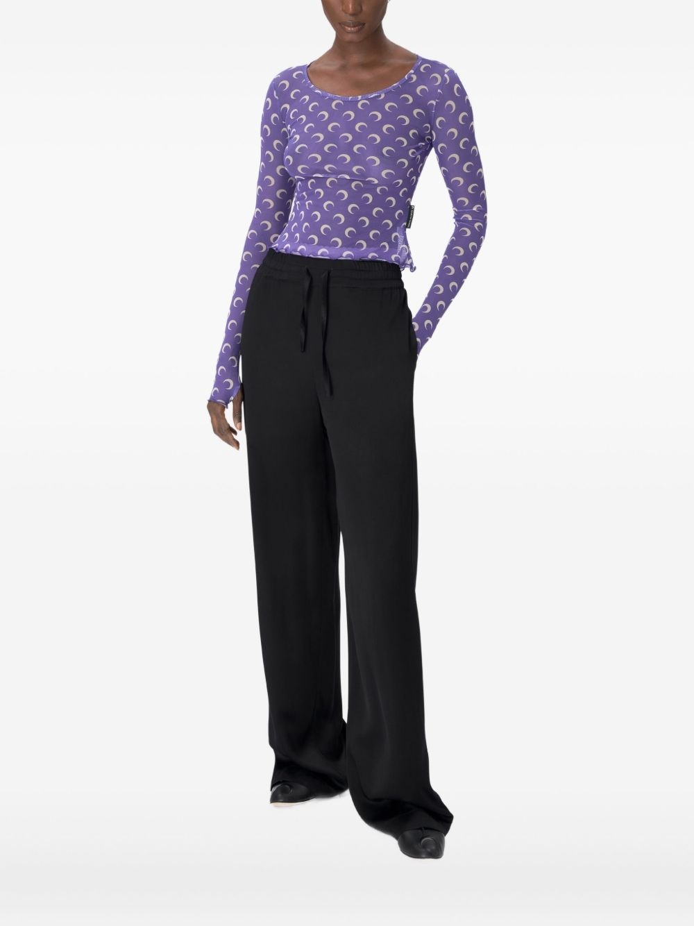 Moon mesh second-skin top - 1