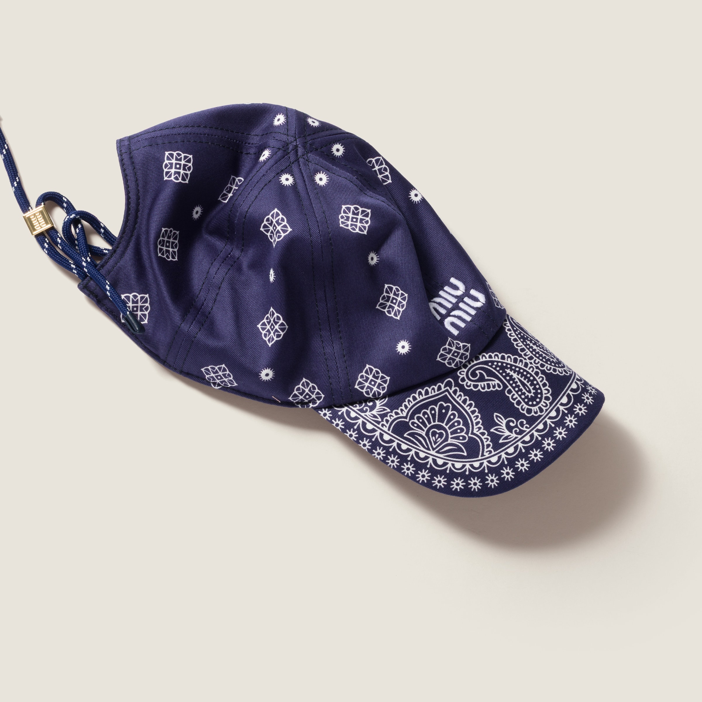 Printed cotton baseball cap - 2
