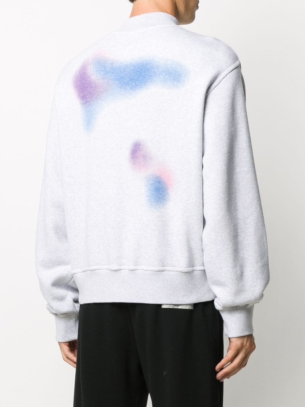 'Air'-patch mock-neck sweatshirt - 4