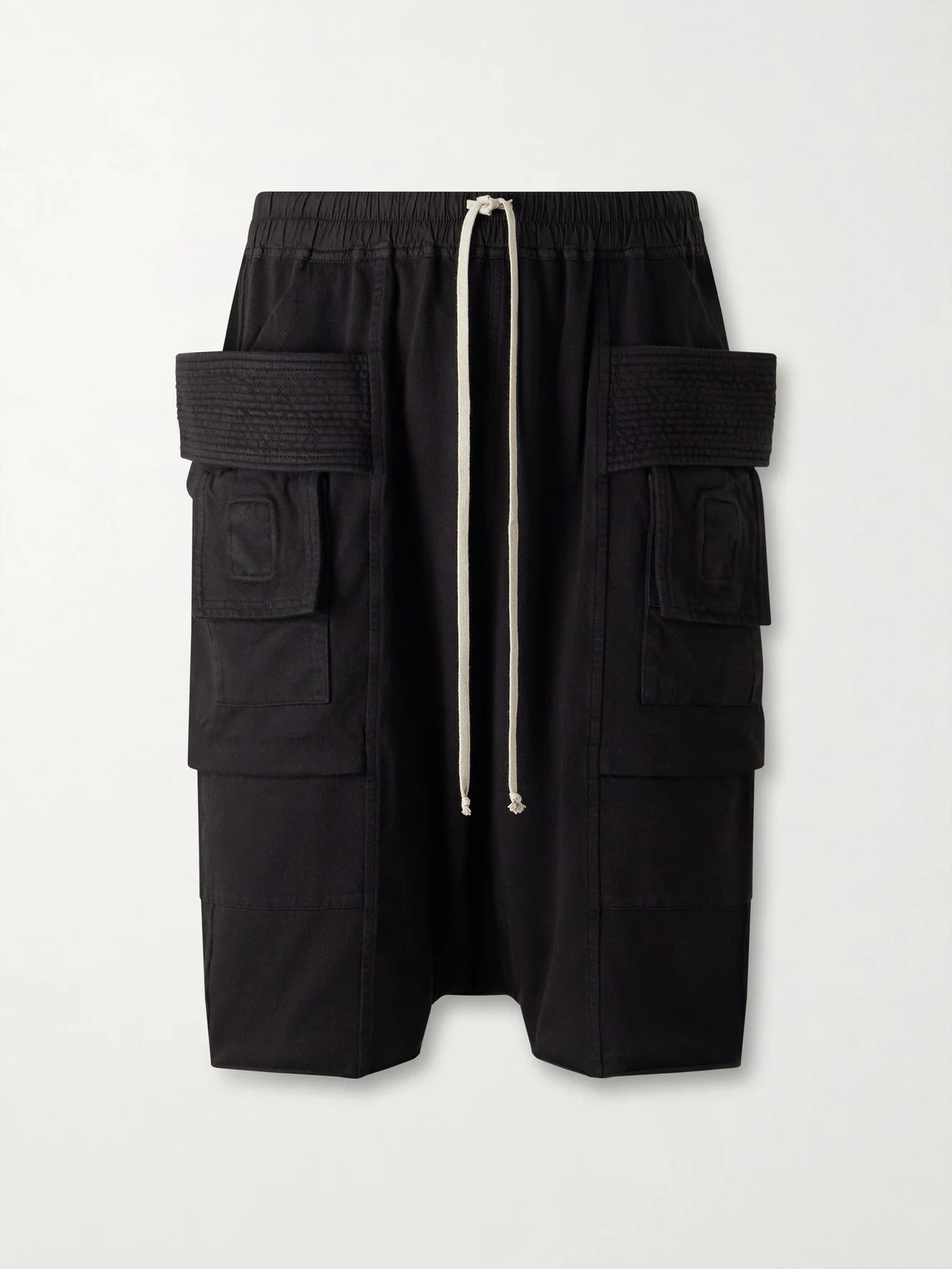 Creatch Wide-Leg Cotton-Jersey Cargo Shorts - 1