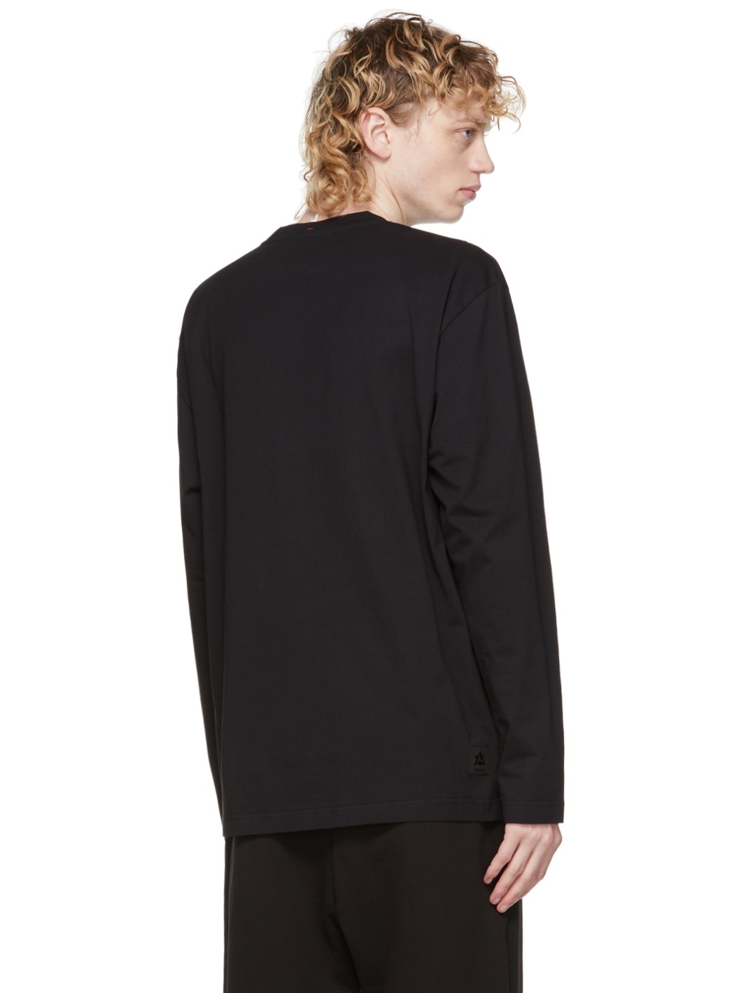 Black Logo Long Sleeve T-Shirt - 3