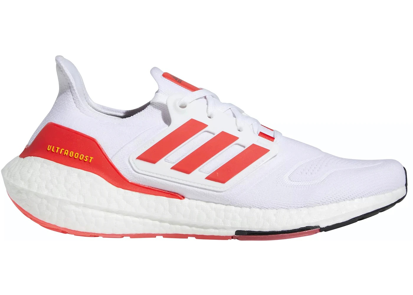 adidas Ultra Boost 22 White Vivid Red - 1