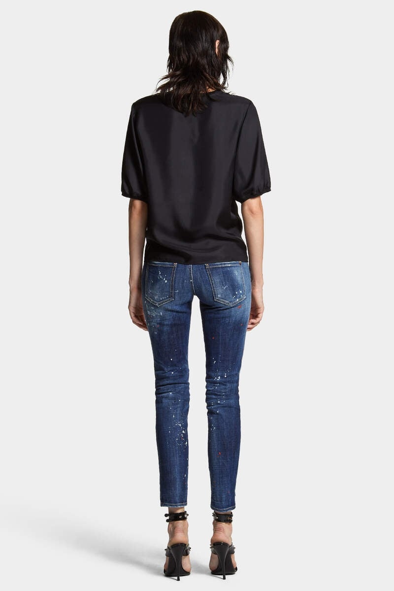 MEDIUM EASY WASH MEDIUM WAIST JENNIFER JEANS - 4