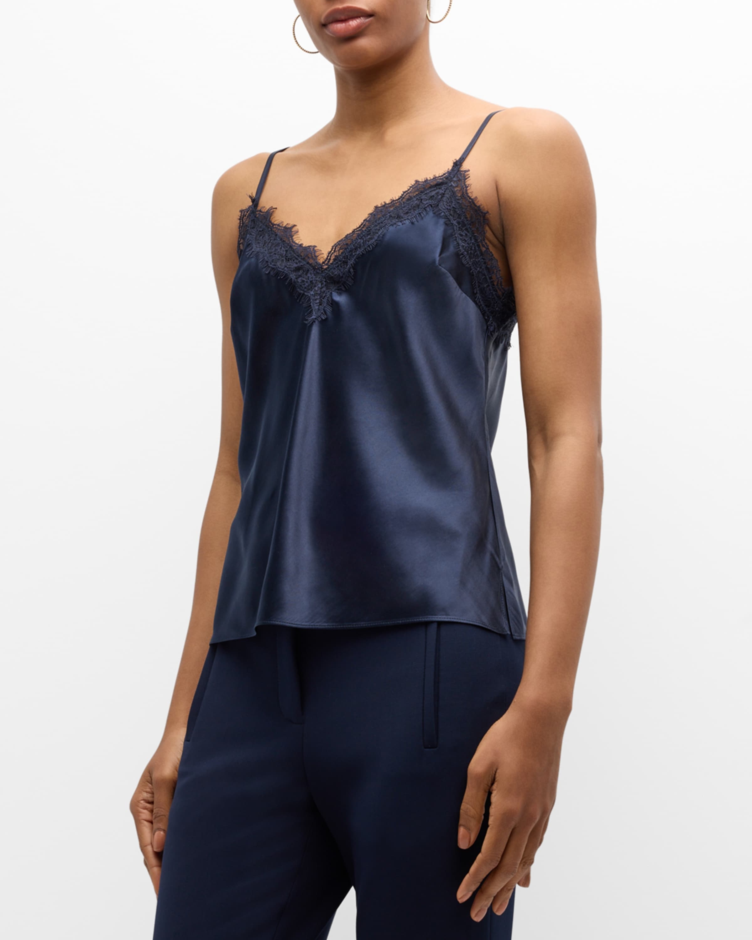 Ciarlo Sleeveless Lace-Trim Top - 2