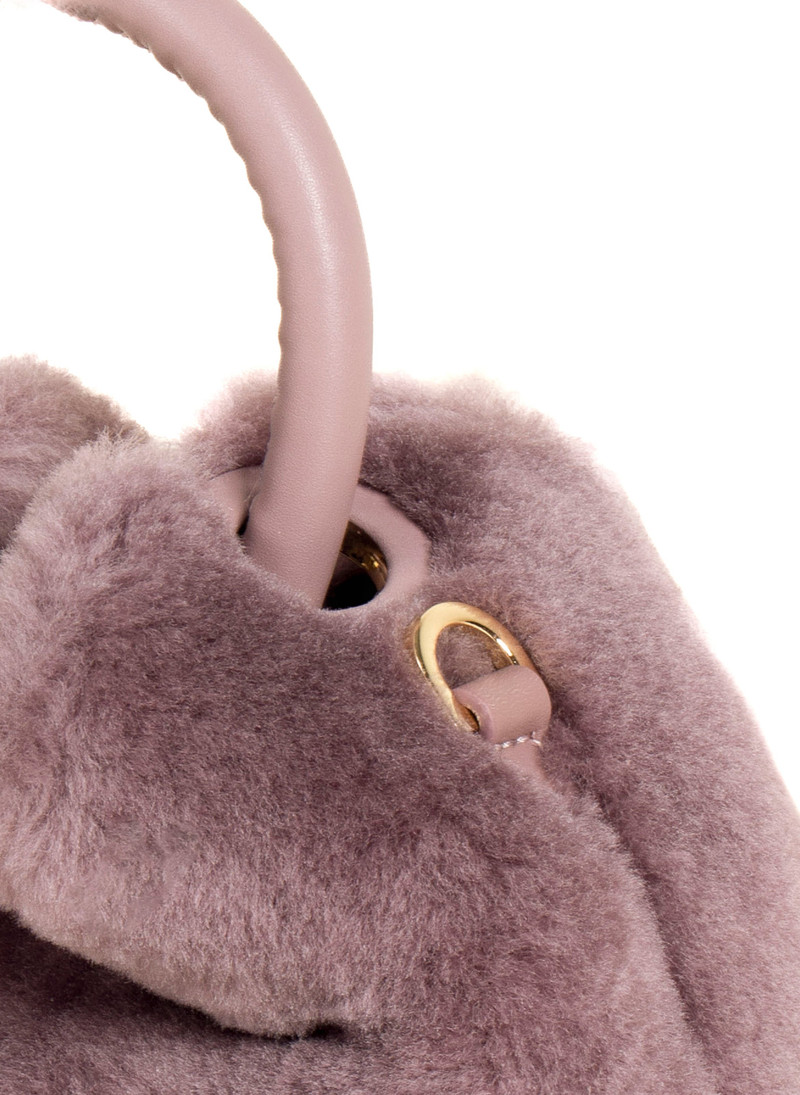 Madeleine Shearling Montone Mauve 4