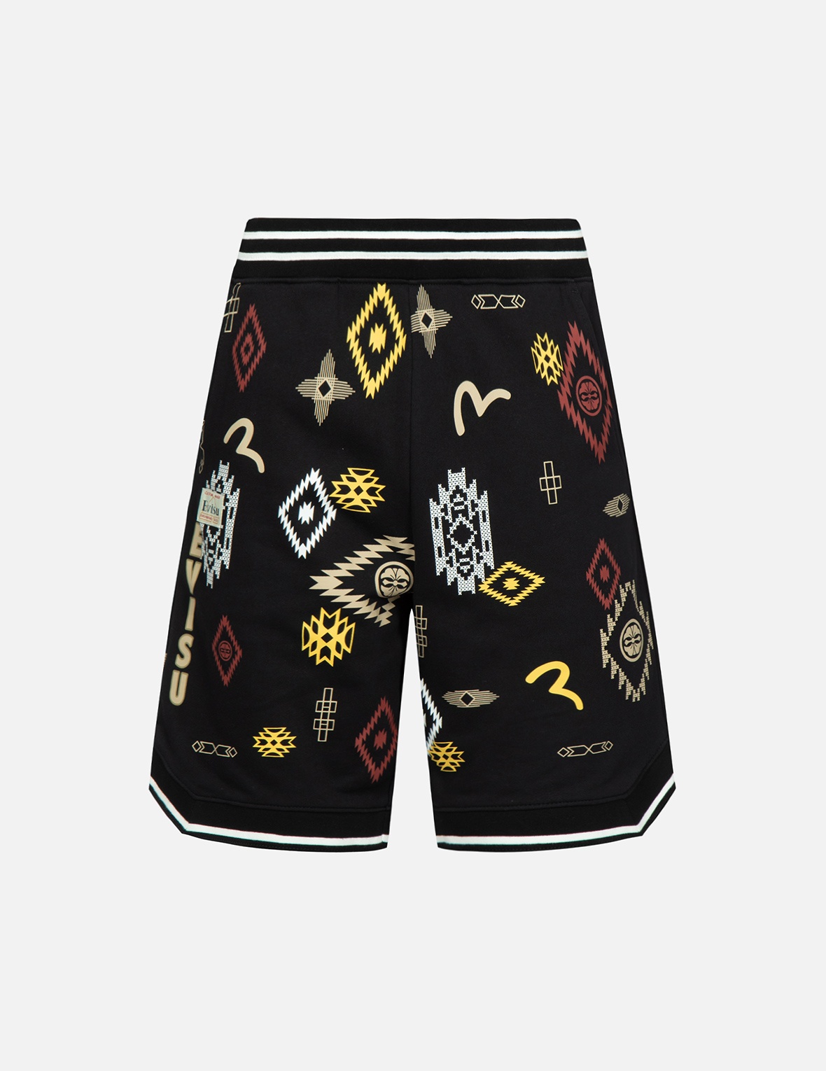 ALLOVER NOMADIC-PATTERN PRINT SWEAT SHORTS - 2