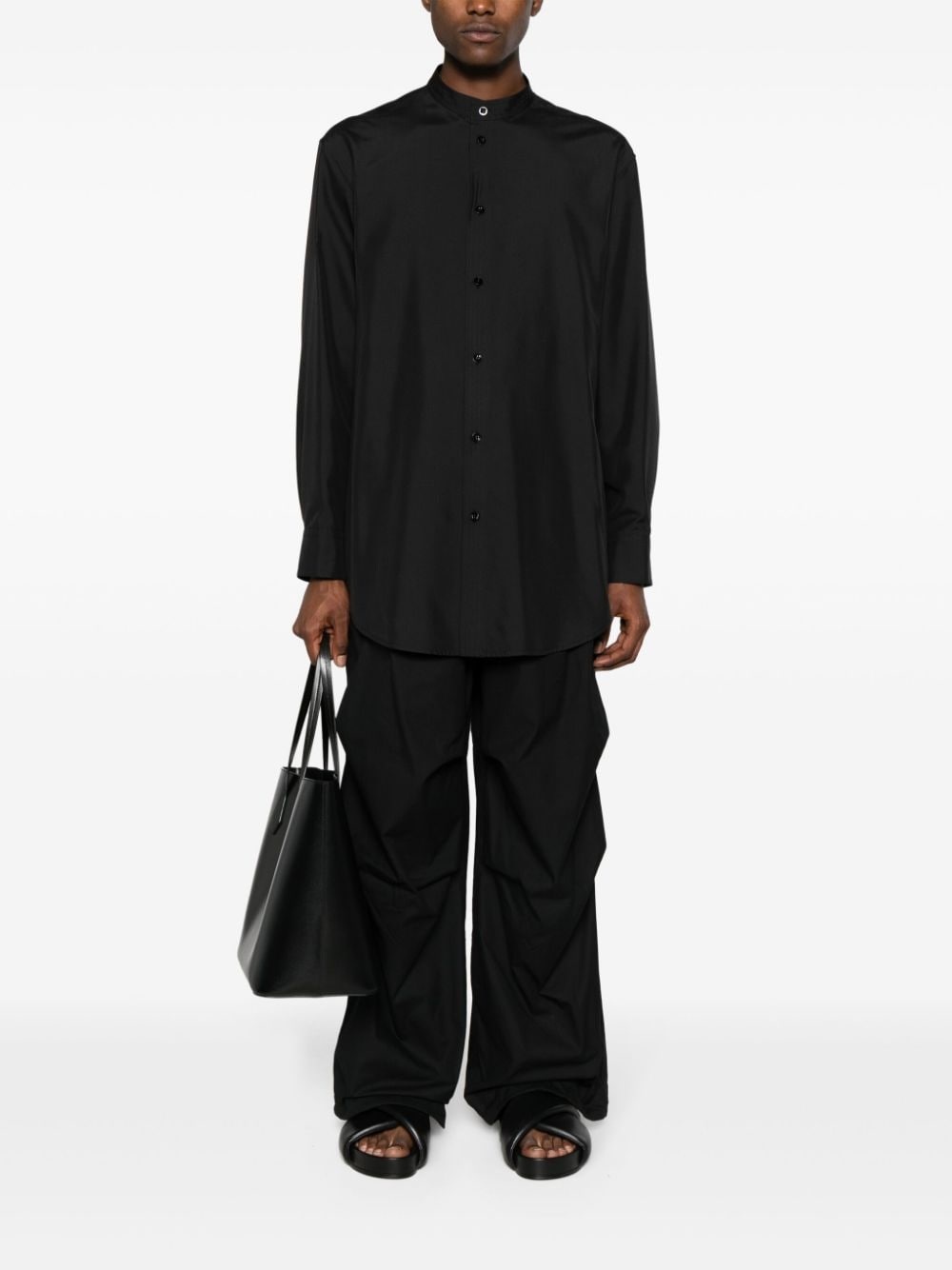 mid-rise straight-leg trousers - 2