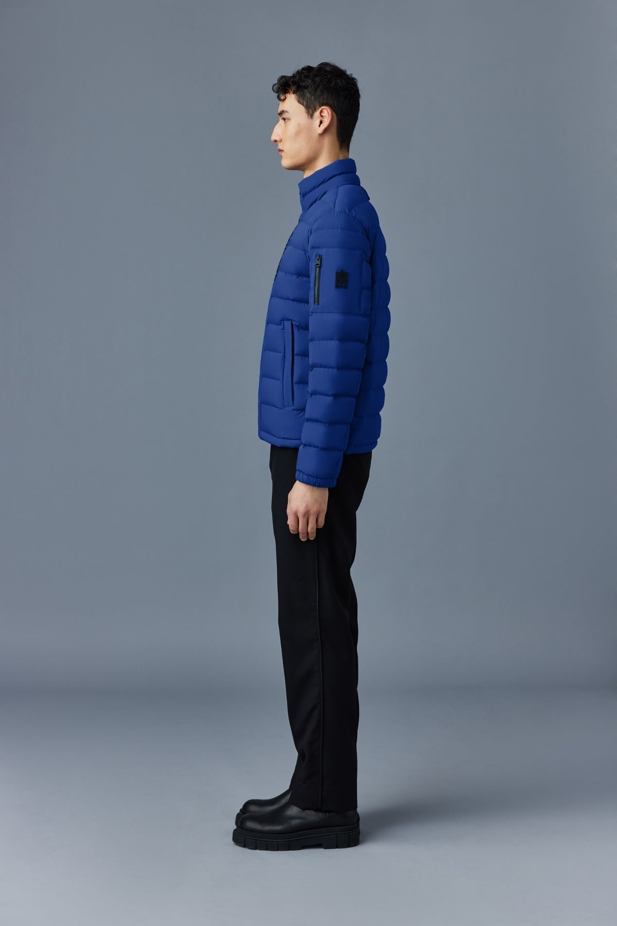 PIERS Stretch light down jacket with stand collar - 3