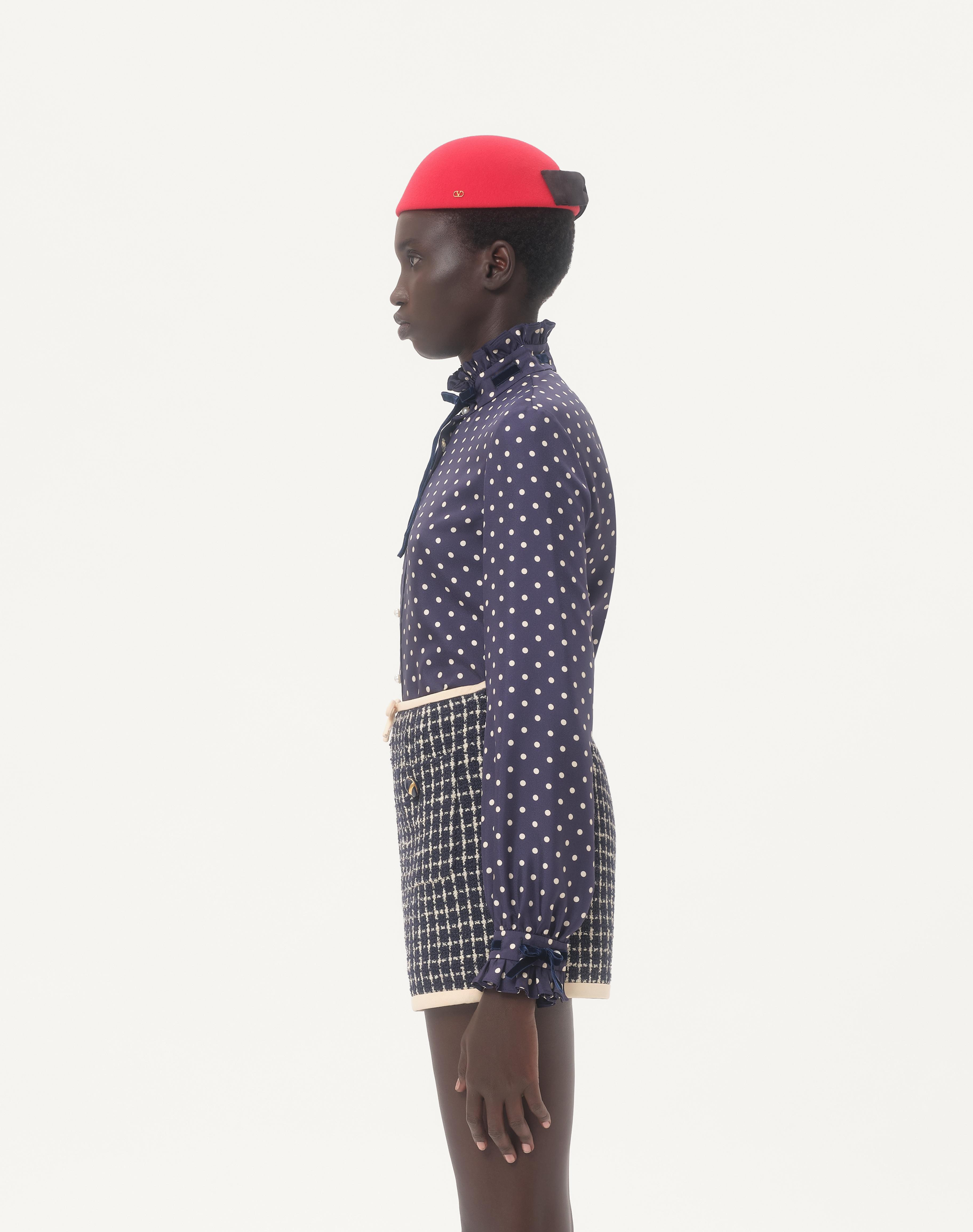TWILL SHIRT WITH PLUS DE POIS PRINT - 5