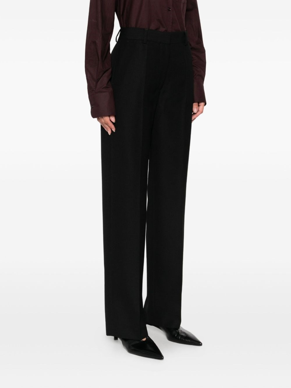 Wool blend suit trousers - 5