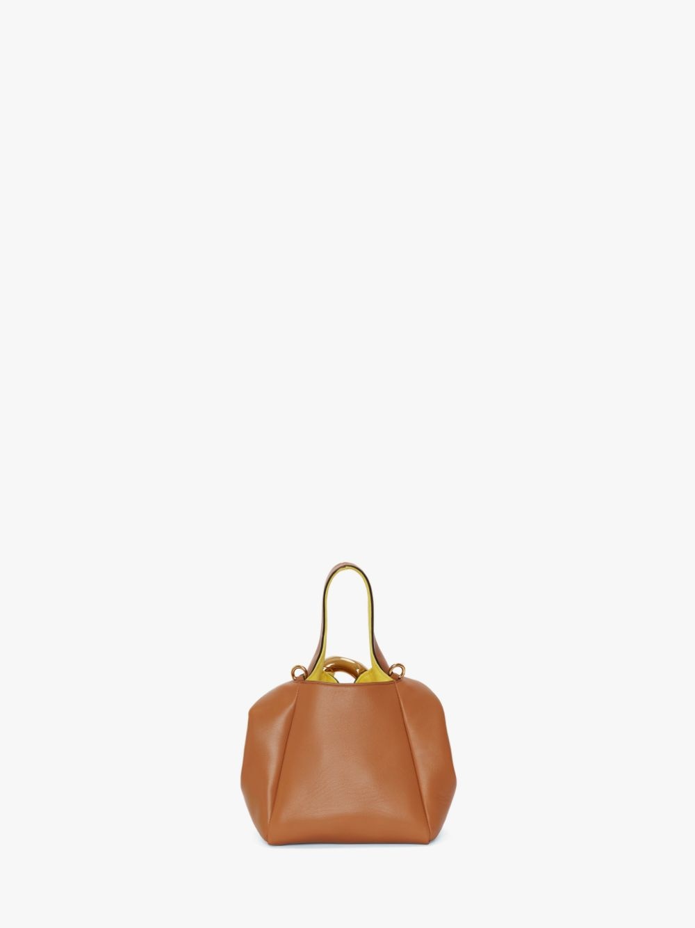 CHAIN LINK POCHETTE - LEATHER TOP HANDLE BAG - 3
