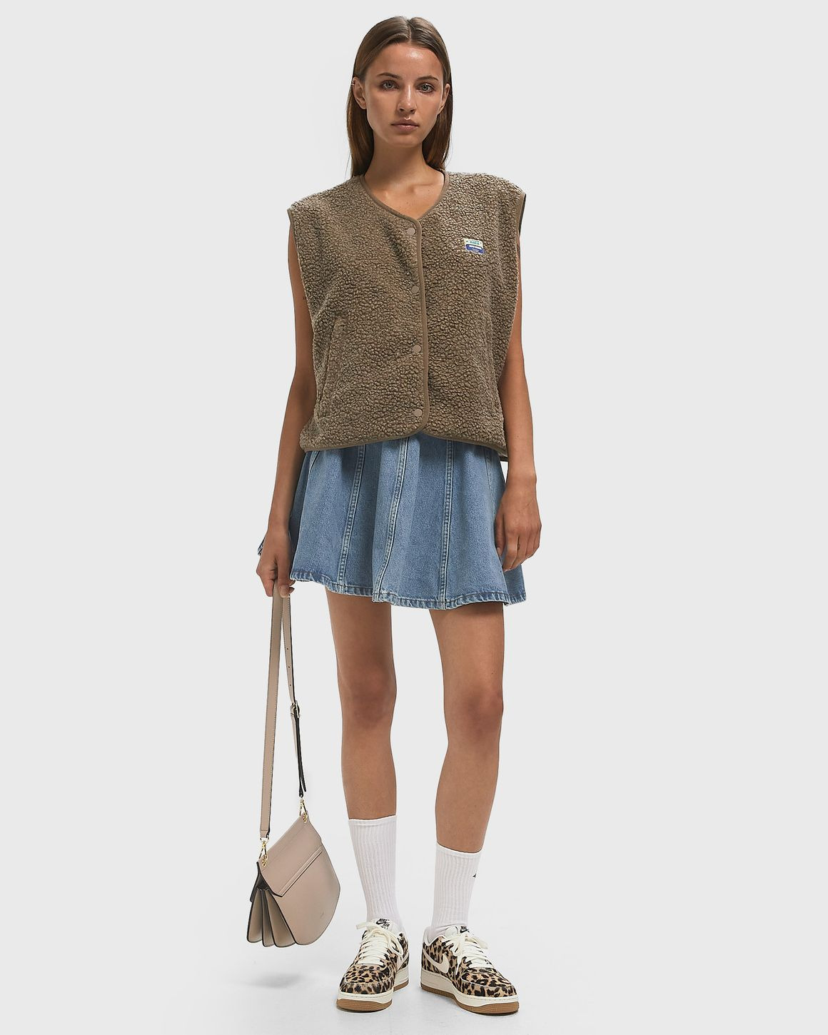 DENIM MINI SKIRT - 2