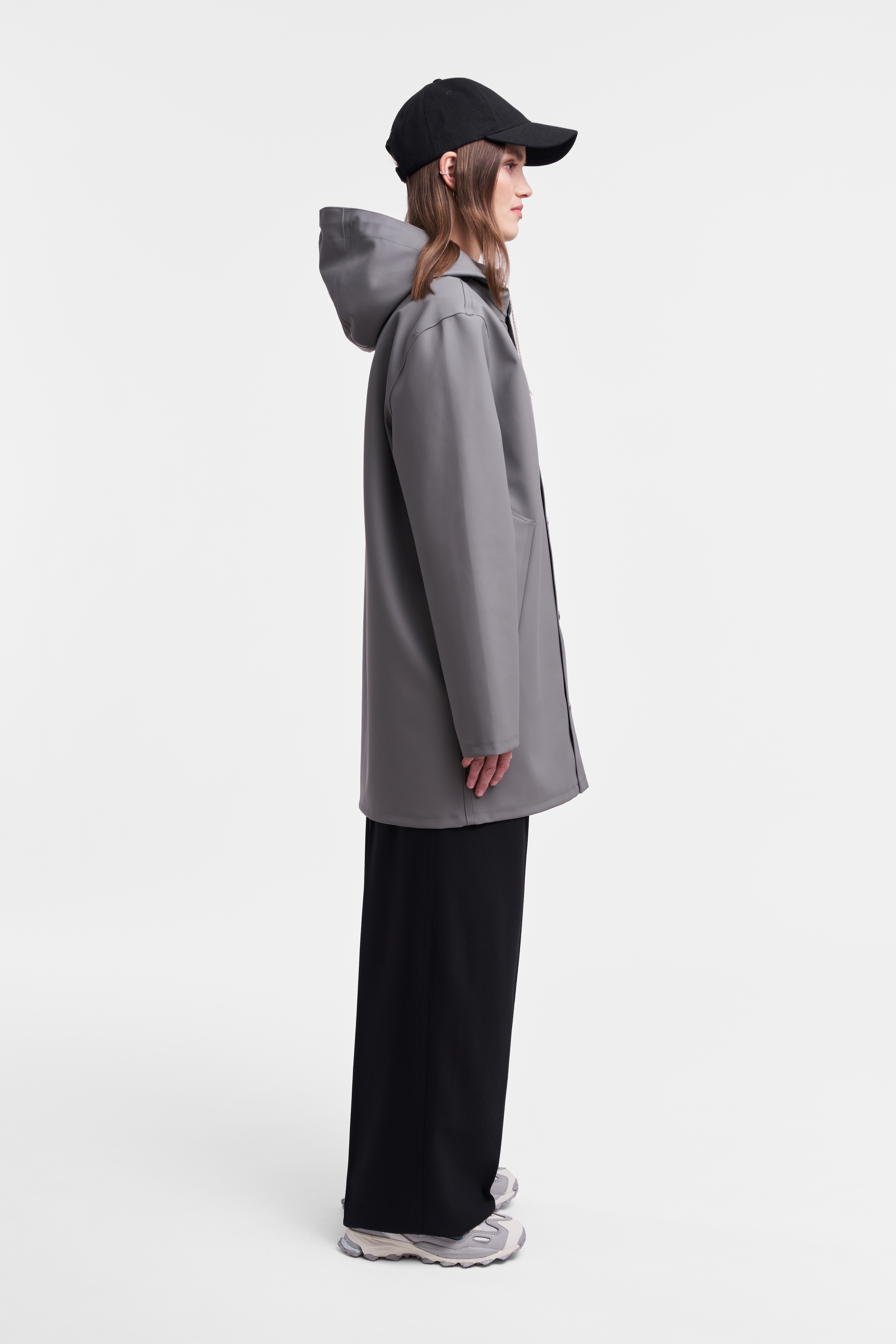 Stockholm Raincoat Grey - 3