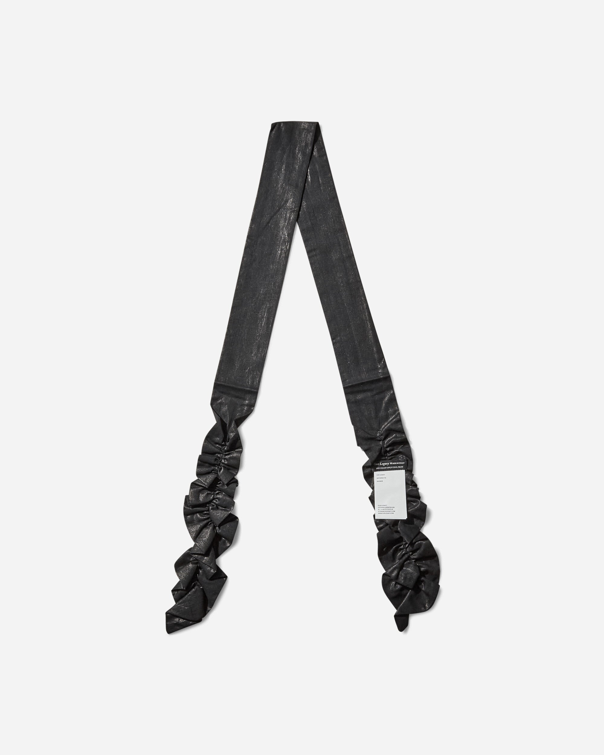 Gathered Tie Black Ink - 3