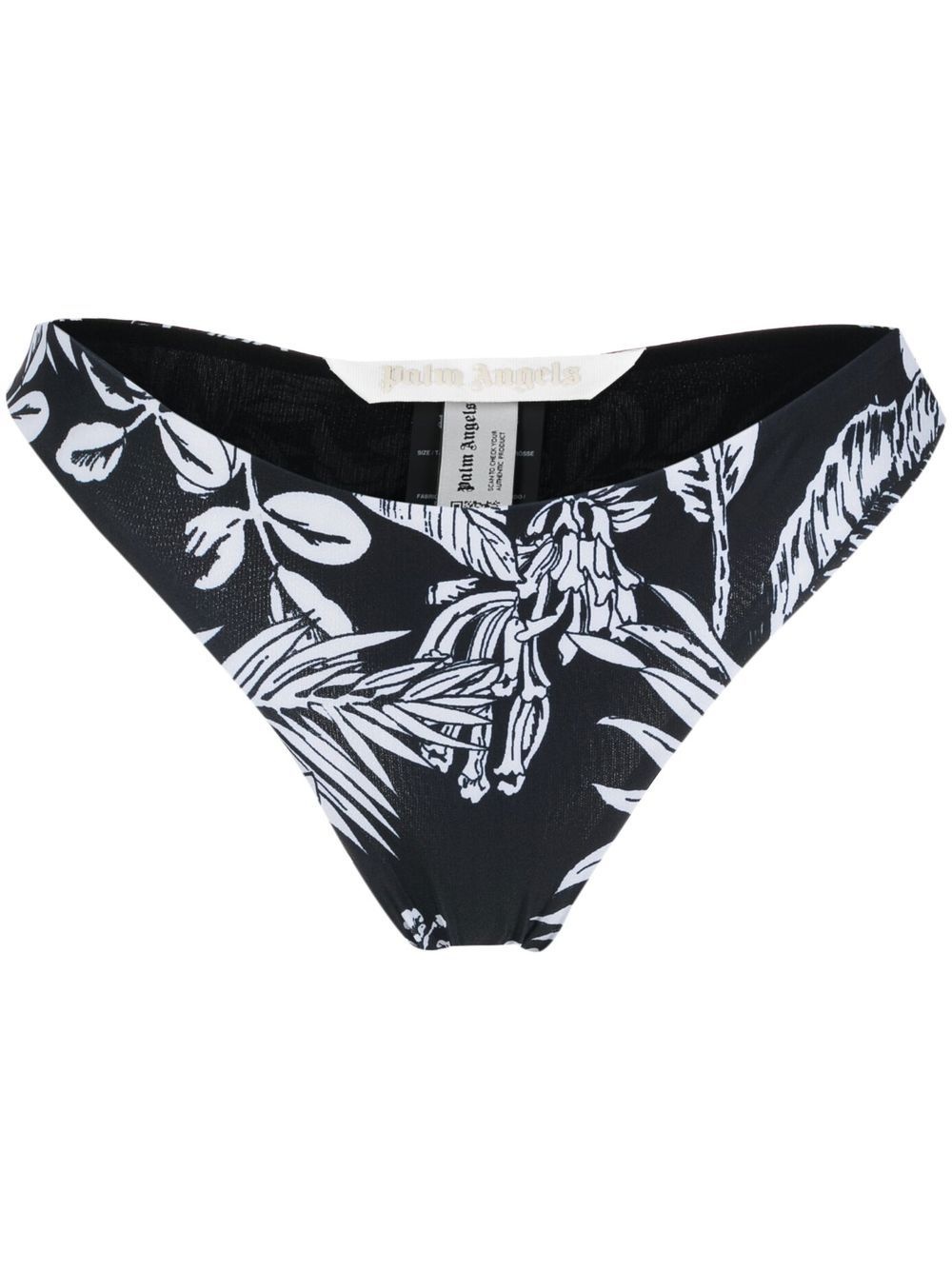 floral-print bikini bottoms - 1