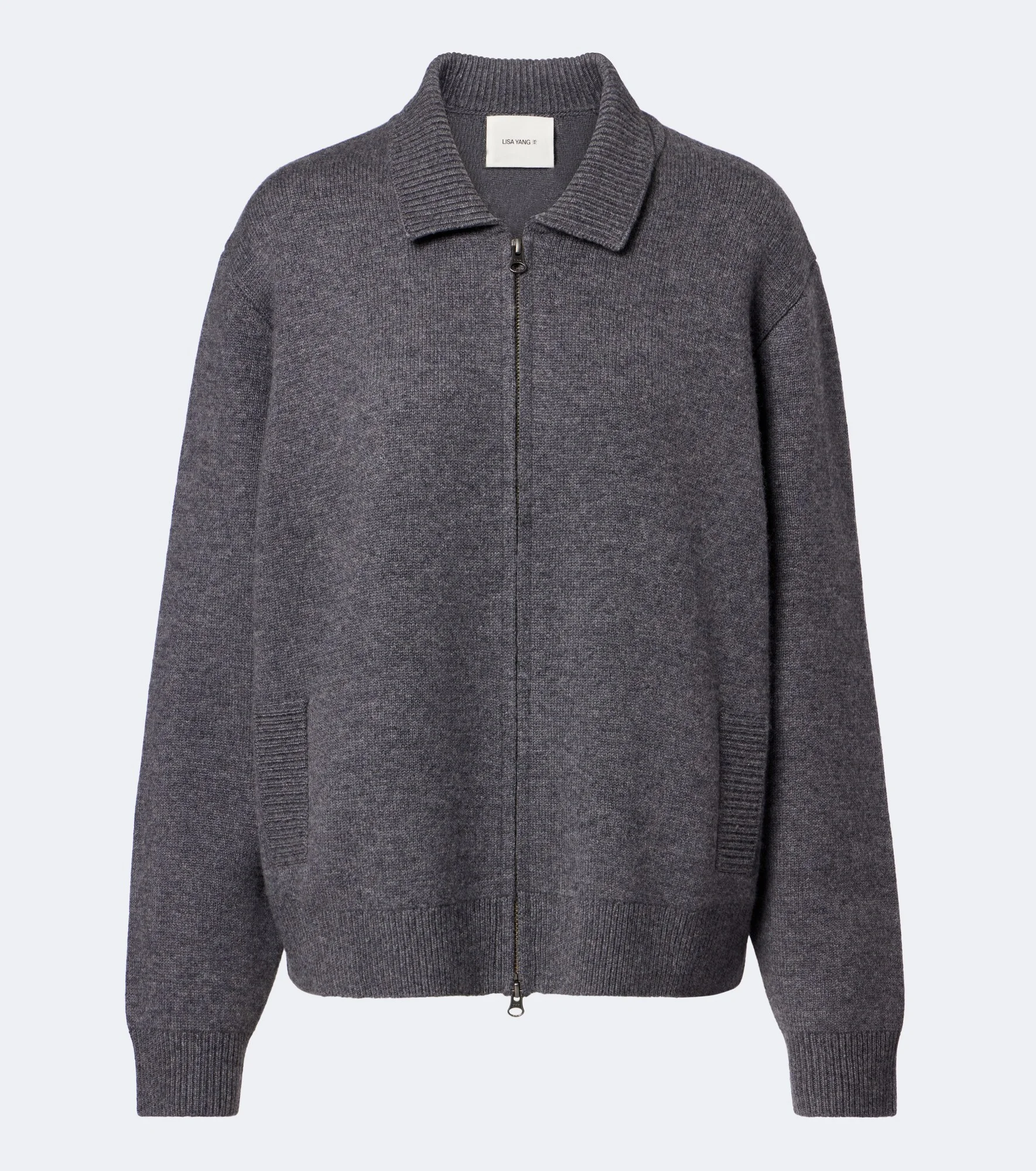 Aleya cashmere zipped cardigan - 1