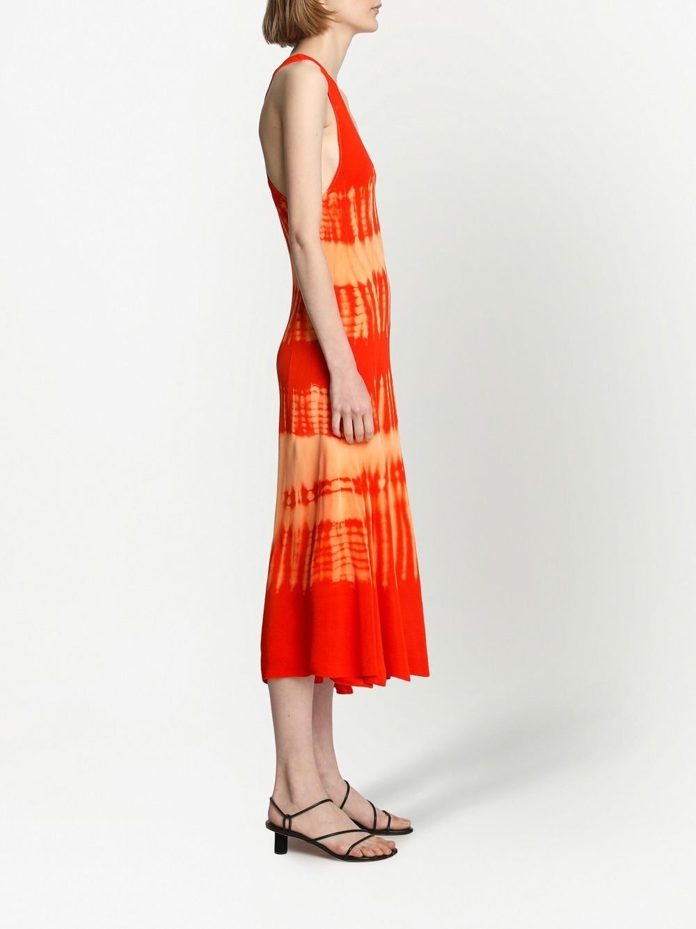 tie-dye print knitted dress - 3