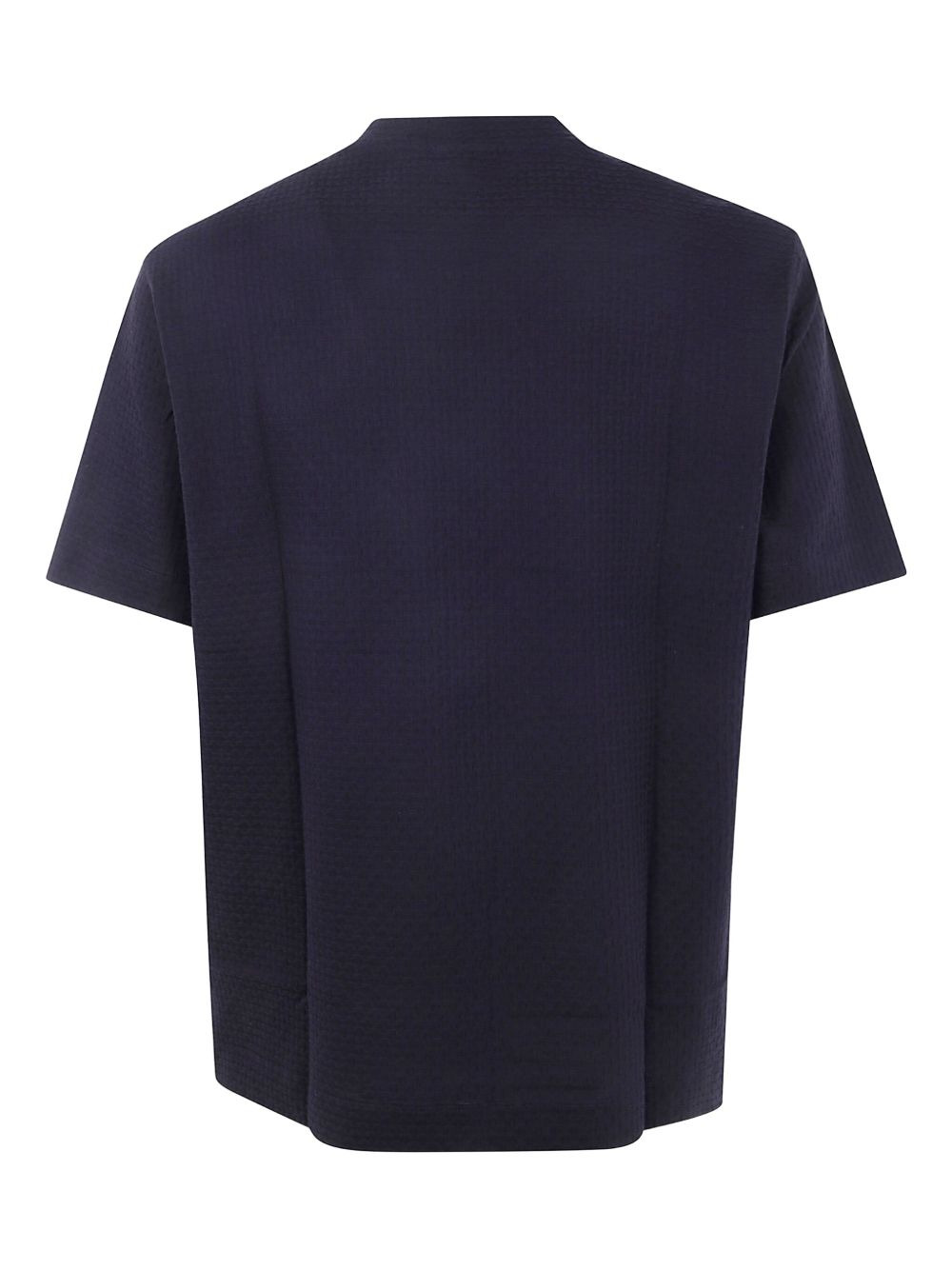 textured cotton T-shirt - 2