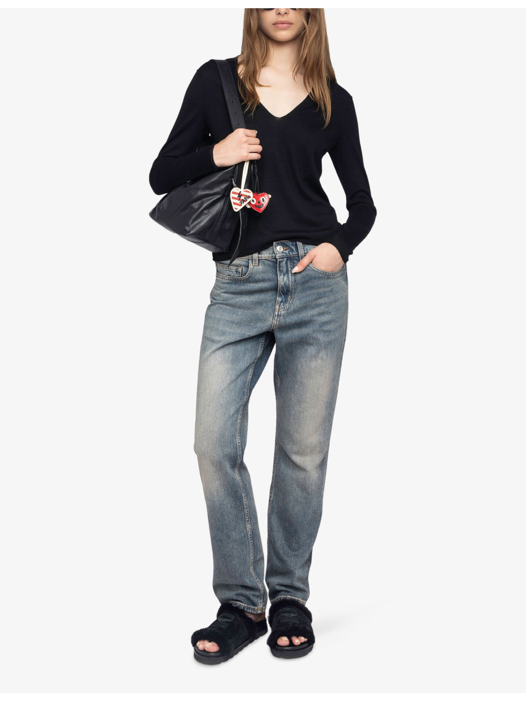 Nosfa Brand-Intarsia Merino-Wool Jumper - 2
