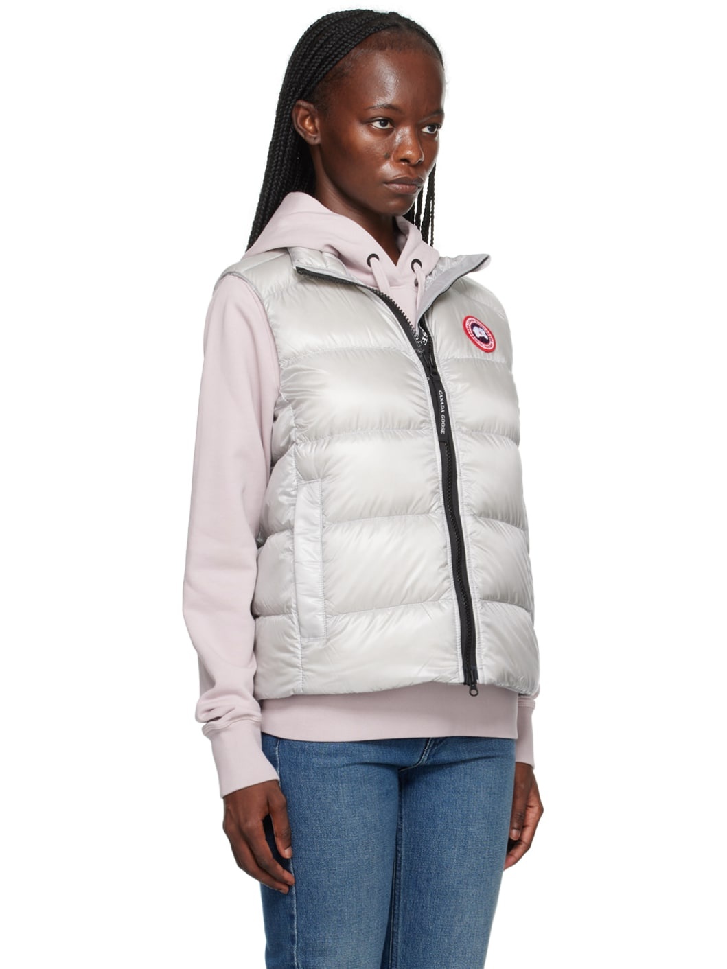 Gray Cypress Down Vest - 2
