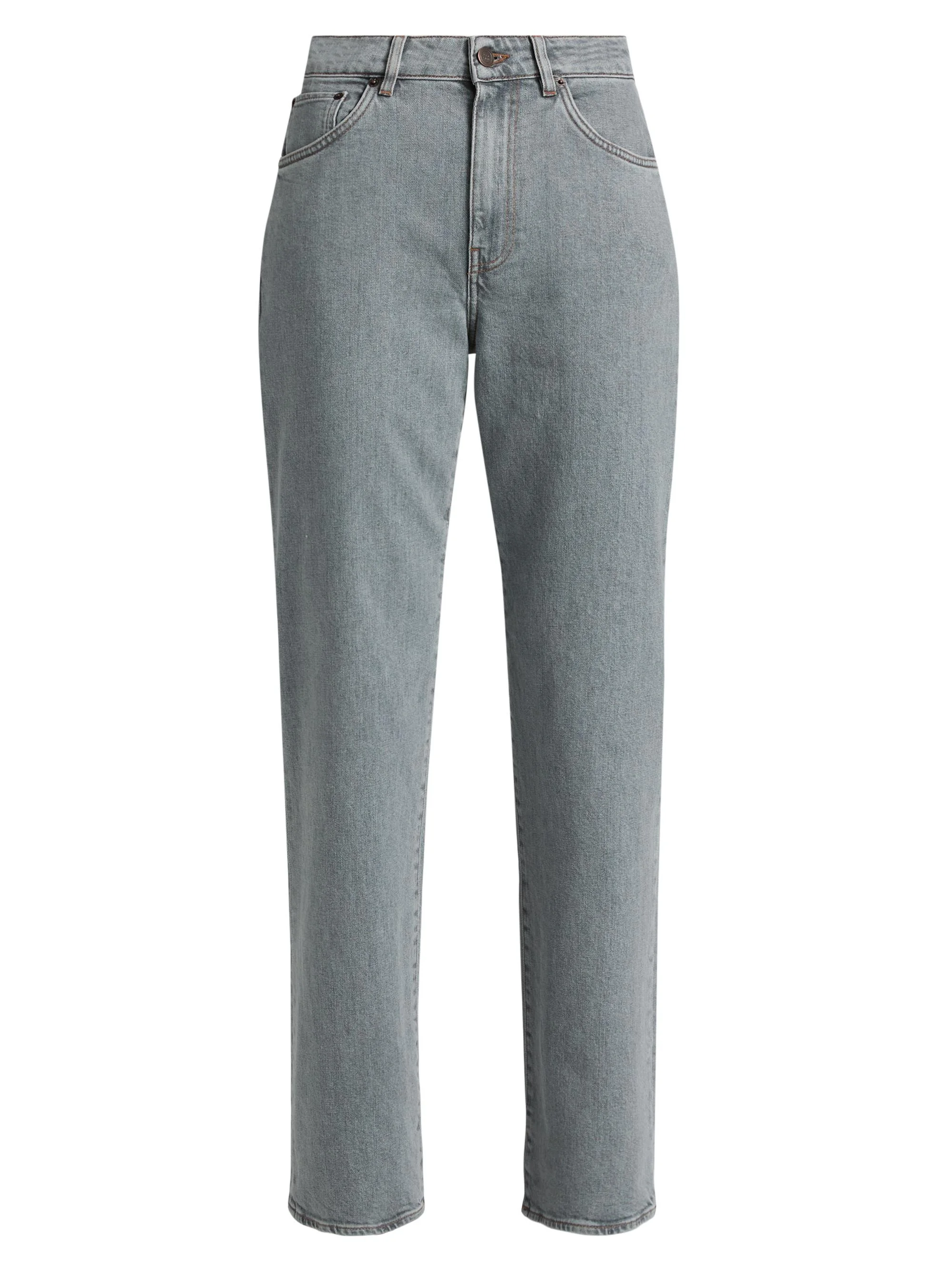 Women's High-Rise Relaxed Jeans - Light Grey Tobacco - 1