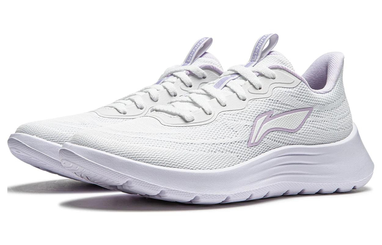 (WMNS) Li-Ning Light Feather 'White Mauve' ARSU022-1 - 4