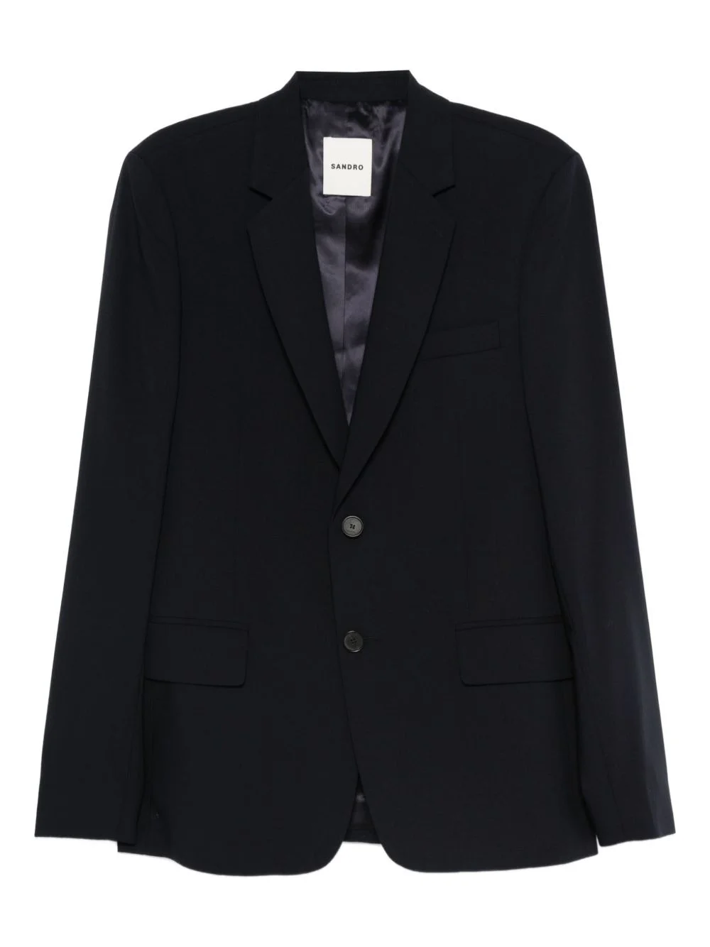 two-button flap-pocket blazer - 1