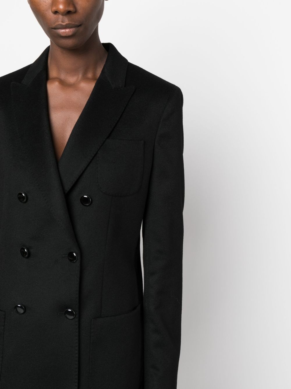 peak-lapels double-breasted blazer - 5