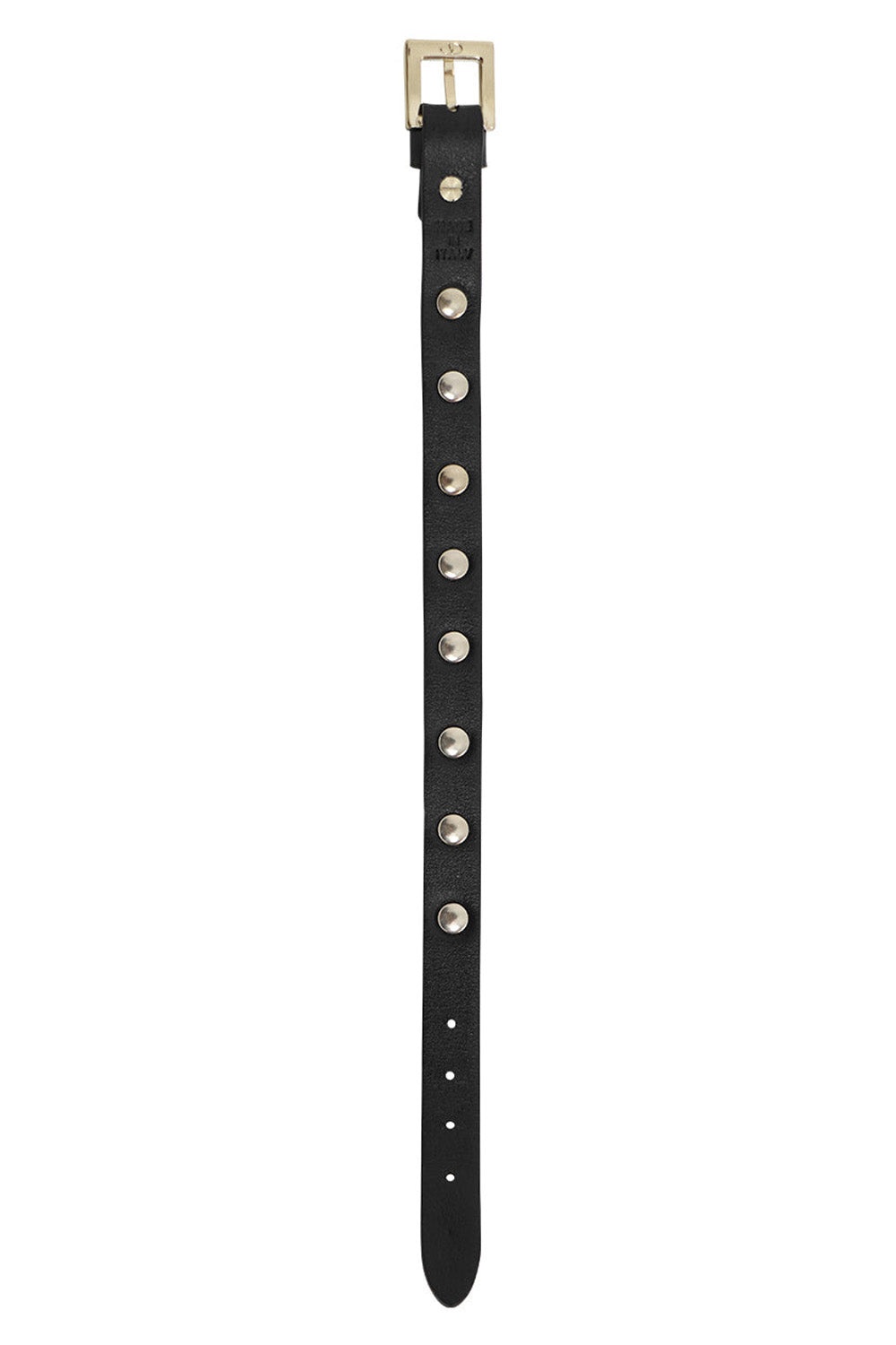 ROCKSTUD LEATHER CUFF BLACK - 3