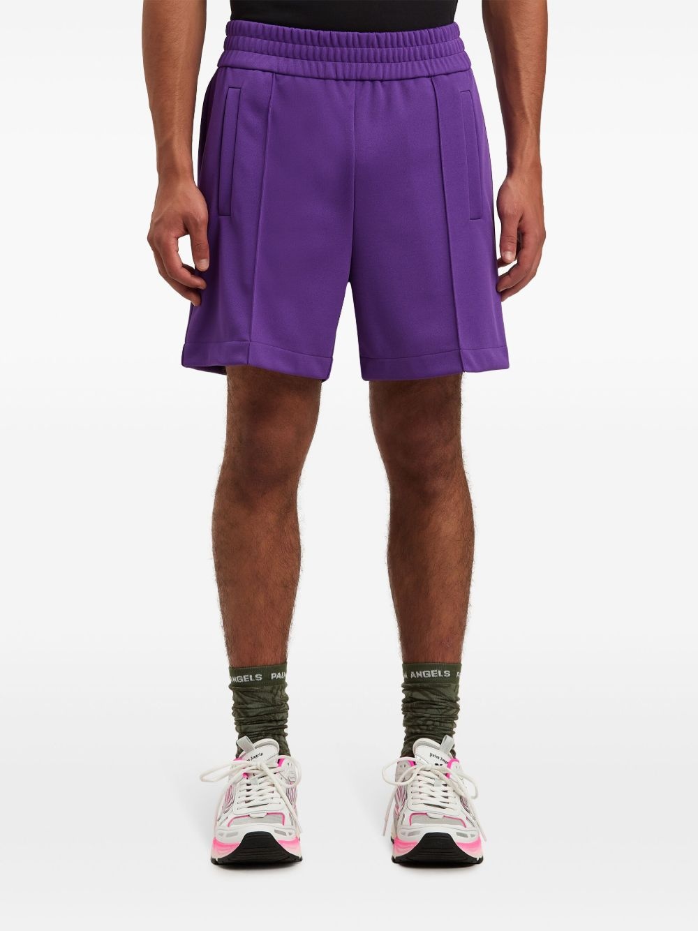 logo track shorts - 3