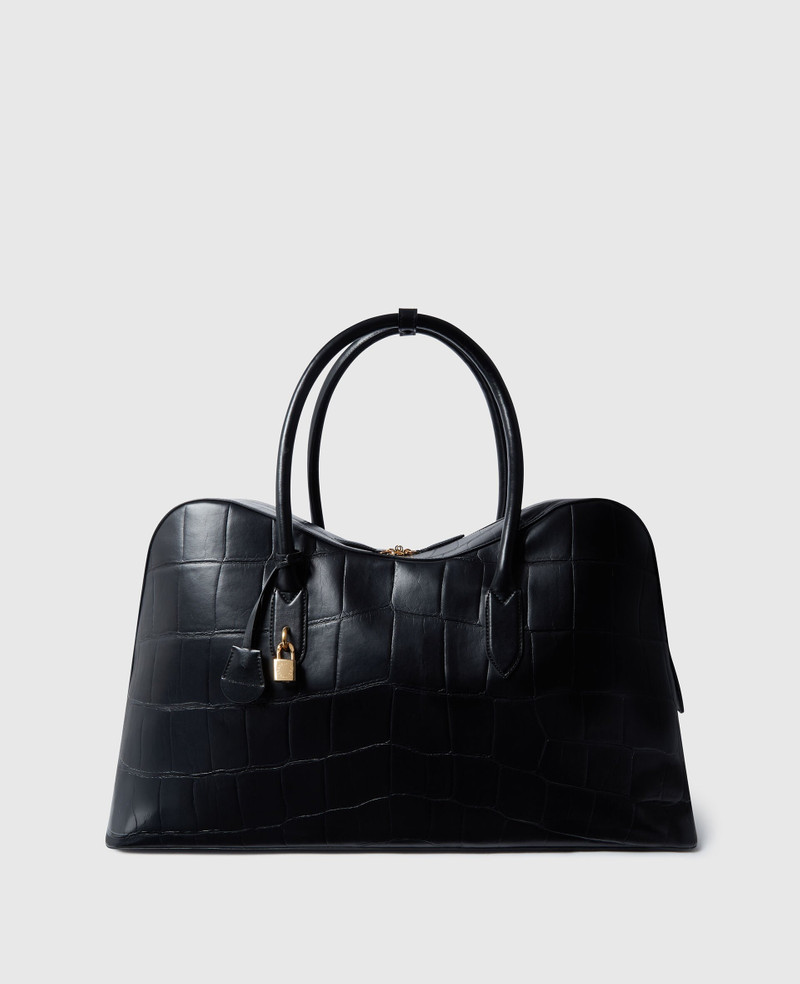 Ryder Crocodile-Embossed Weekender Bag 1