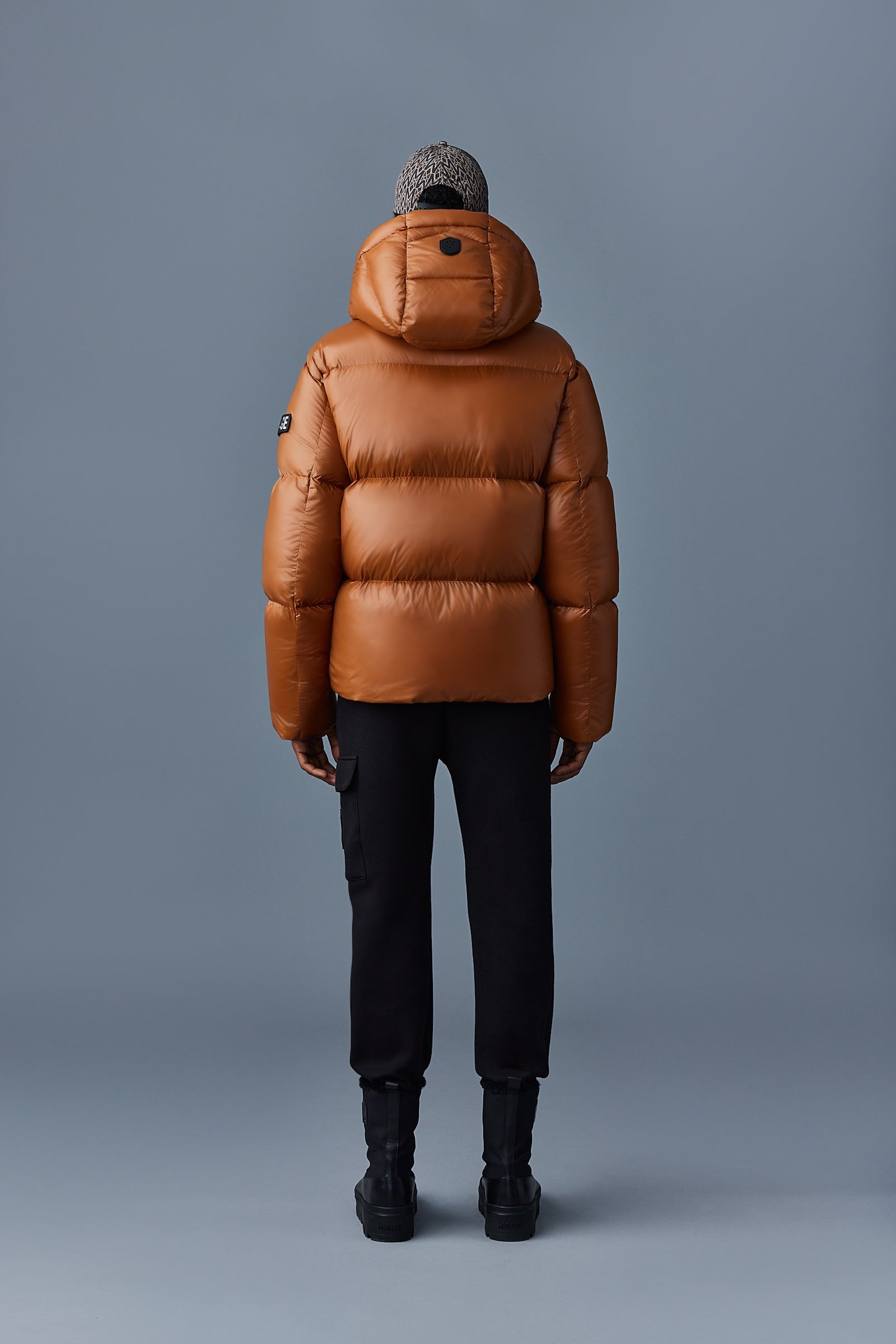 KENT-Z lustrous down jacket with hood - 4