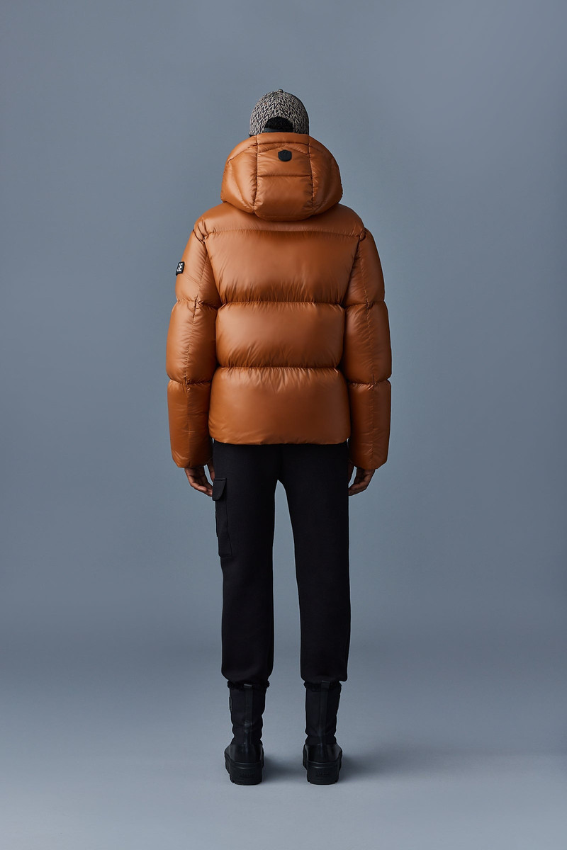 KENT-Z lustrous down jacket with hood 4