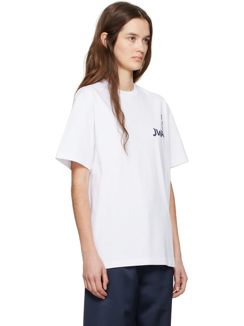 White JWA Back Print T-shirt 2