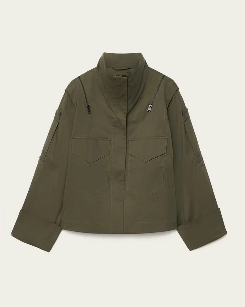 LEIGHTON COTTON UTILITY JACKET - 1
