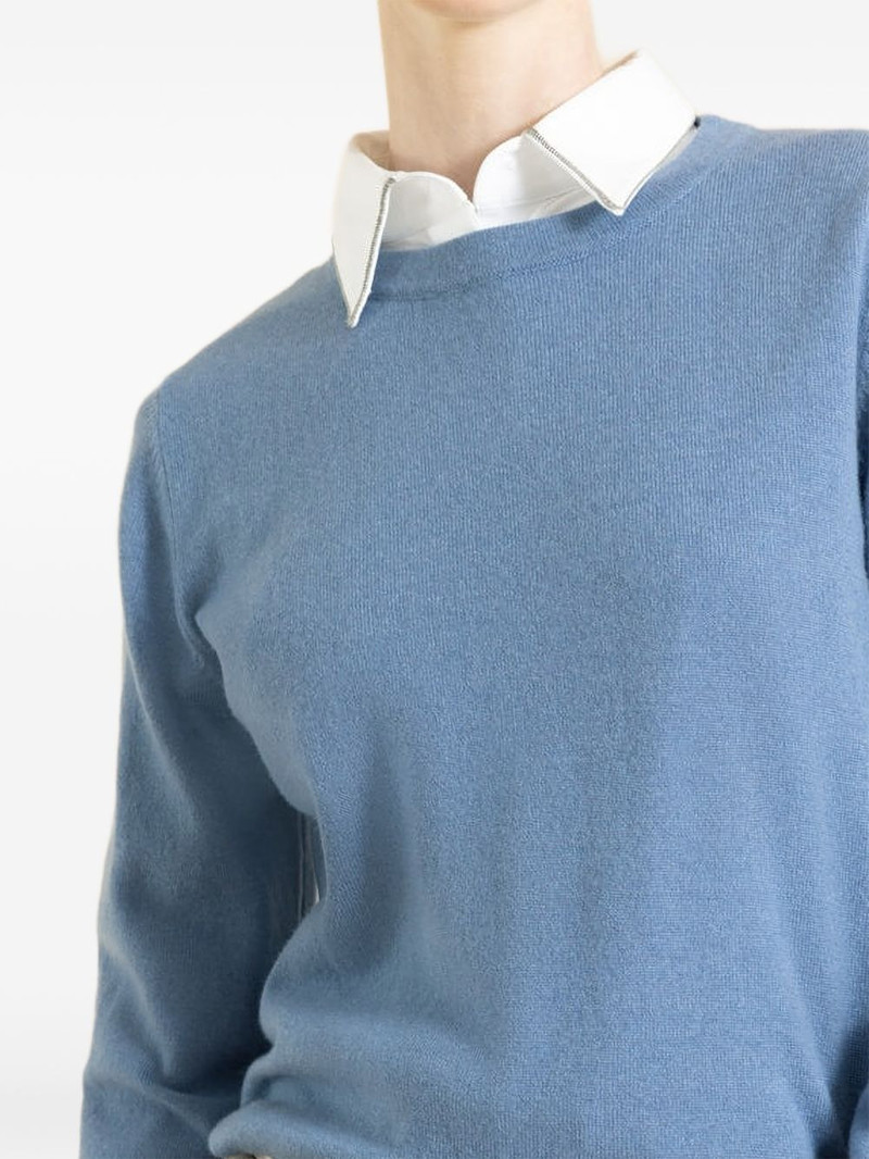 Brunello Cucinelli long-sleeve sweater outlook