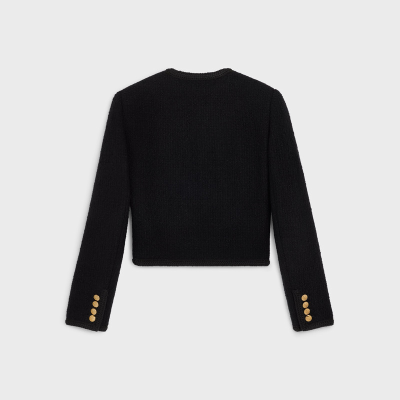 CELINE 'CHASSEUR' JACKET IN BOUCLÉ TWEED outlook