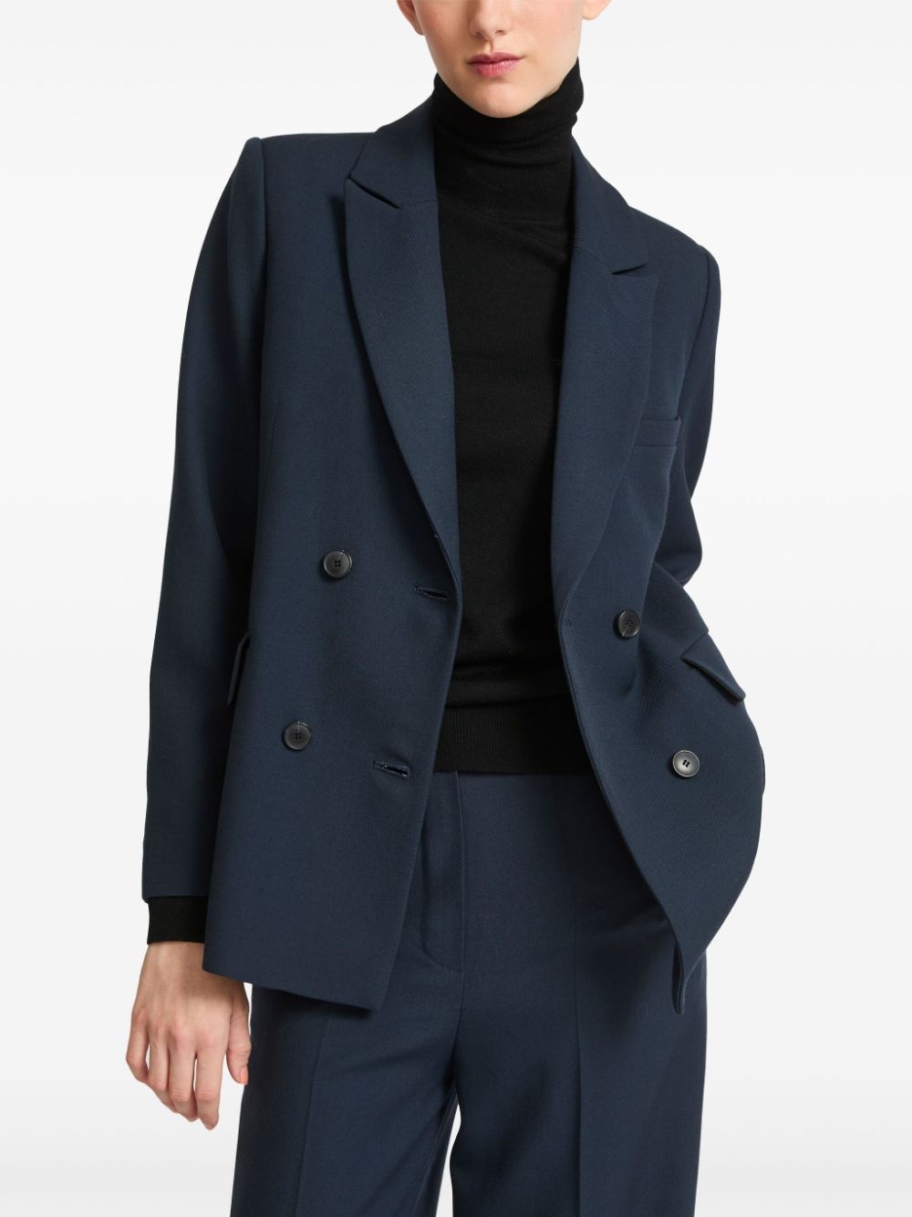 double-breasted blazer - 2
