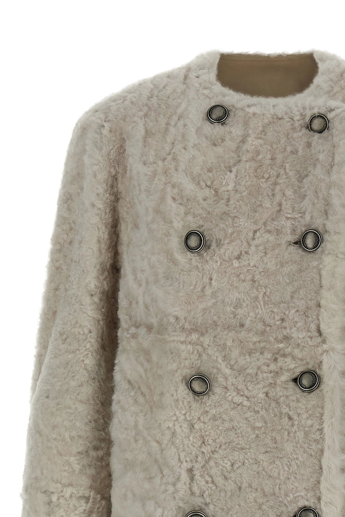 Brunello Cucinelli Women 'Fuzzy' Reversible Caban - 4