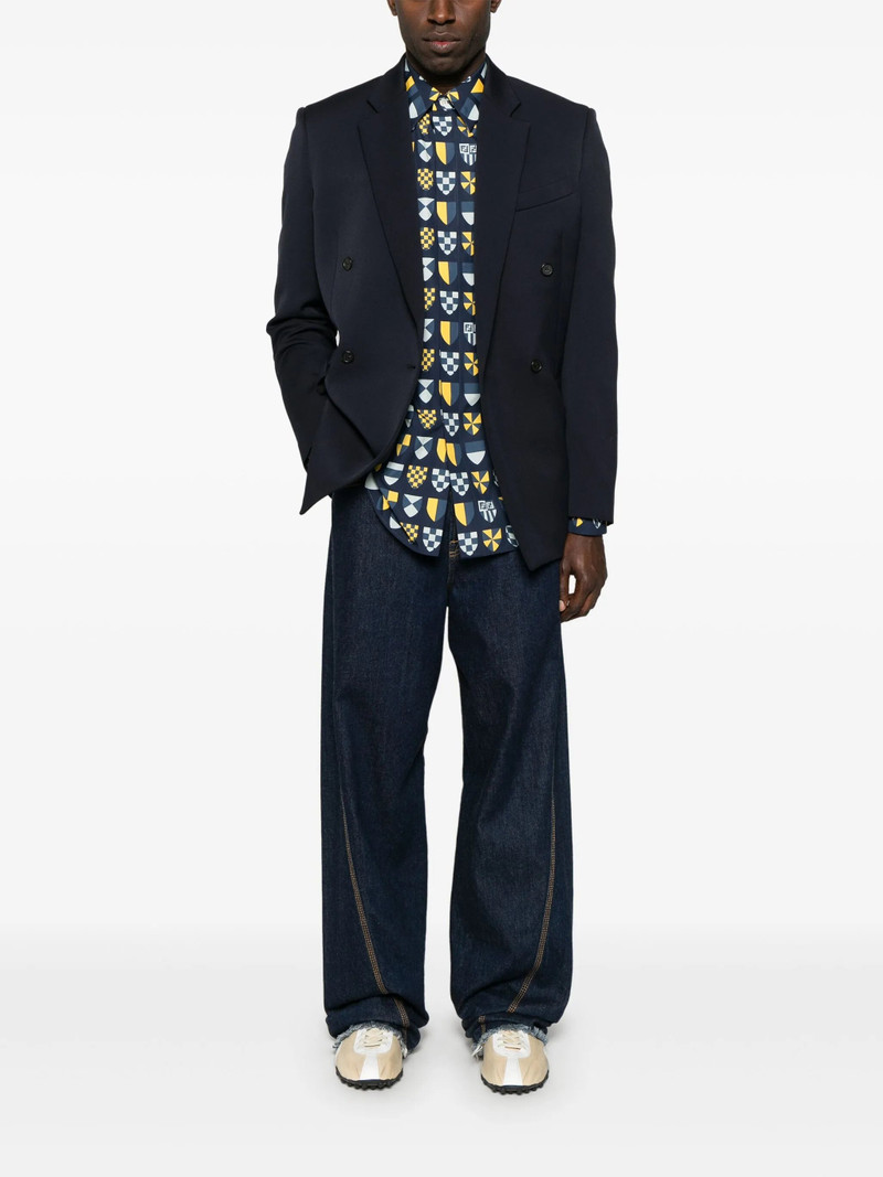 FENDI Multicolour-print Cotton Shirt outlook