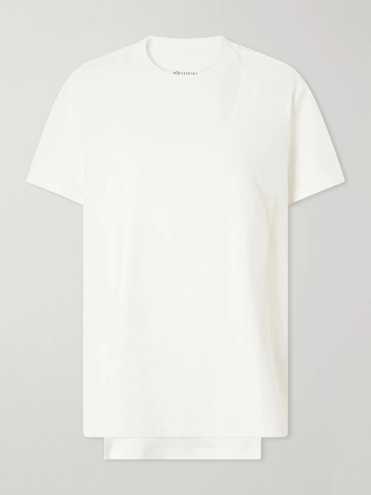 Oversized Washed Cotton T-shirt - 1