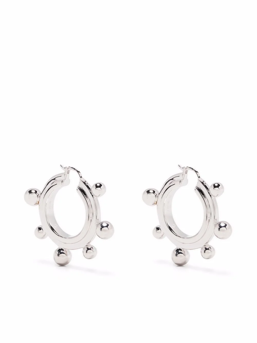 medium sphere hoop earrings - 1