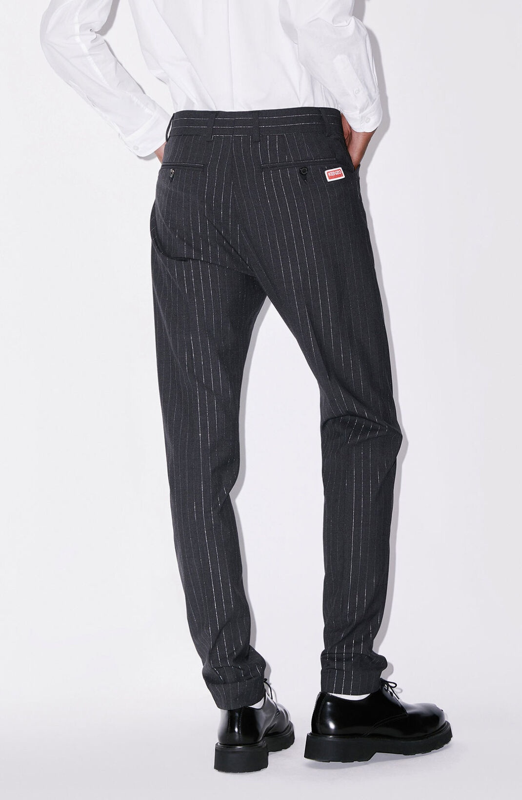 Striped tuxedo trousers - 5